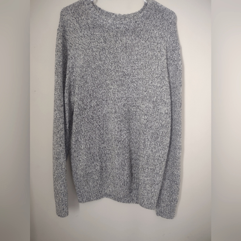 Oversized Cotton Crewneck Sweater